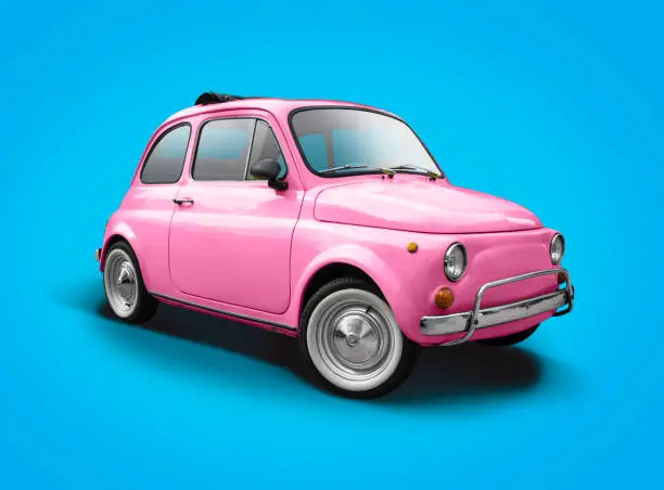 Photo of Small pink classic car