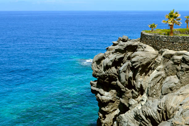 Callao Salvaje coast volcanic rock formation in Adeje Tenerife