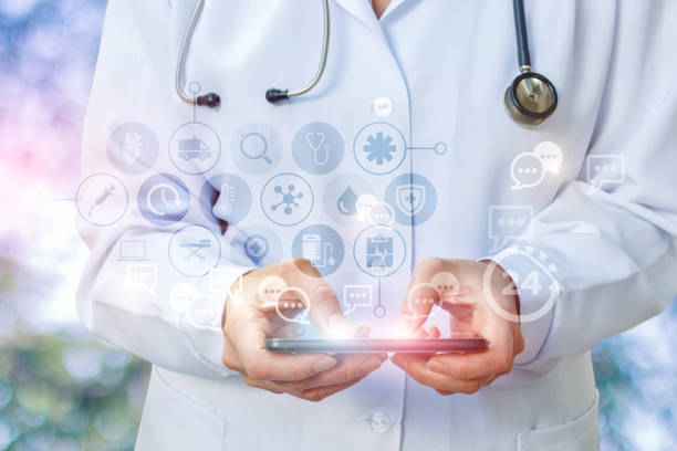 istock Doctor's tablet is gaining prescription in the correspondence. 879922982