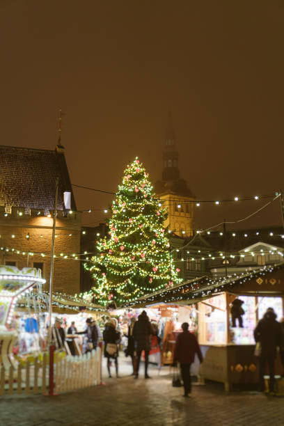 istock Christmas market at the Town Hall Square. 879950098