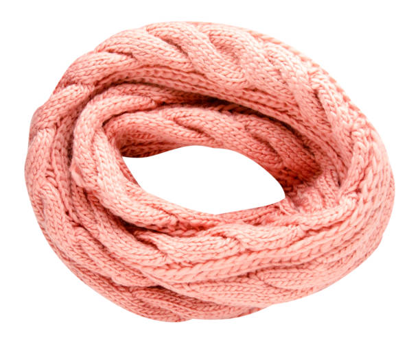 istock Scarf isolated on white background.Scarf  top view 879950212