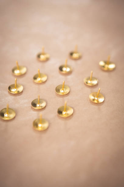 istock Close up of paper pins 879952812
