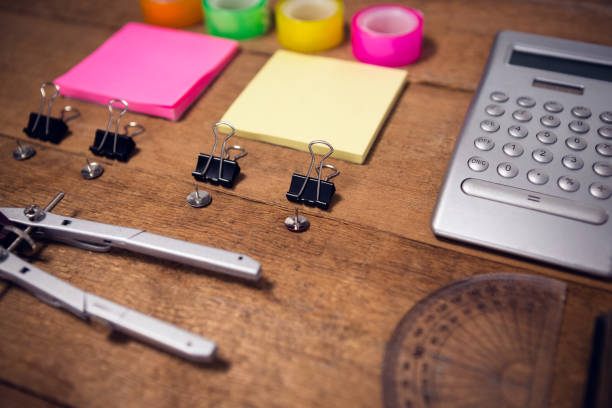 istock High angle view of shot of instruments on table 879953156