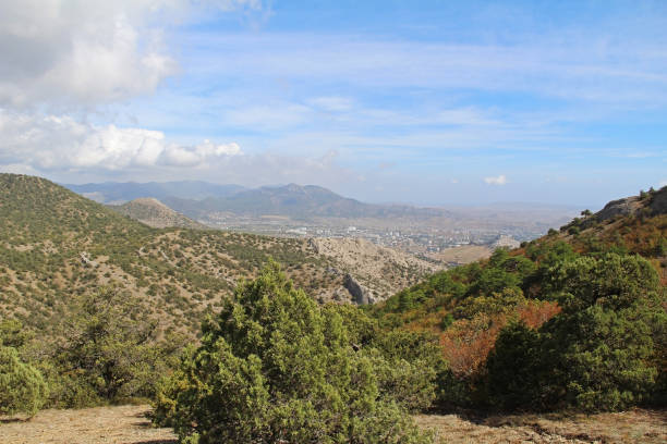 istock Beautiful nature at Mountain Socol (Sokol) (Falcon) in Crimea. 879972938