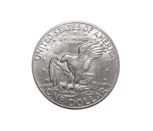 istock American one dollar coin isolated on white background 879976438