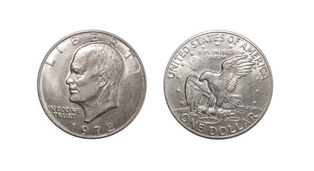istock American one dollar coin  Eisenhower 879976474