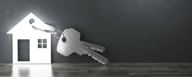 istock House's keys, new home, render 3d illustration 879981616