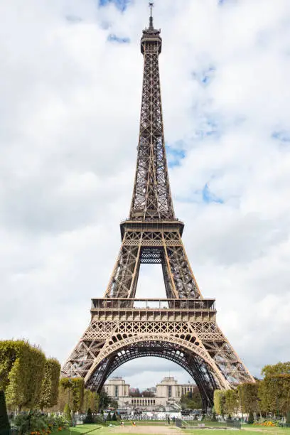 Photo of The world famous Eiffel Tower in Paris France