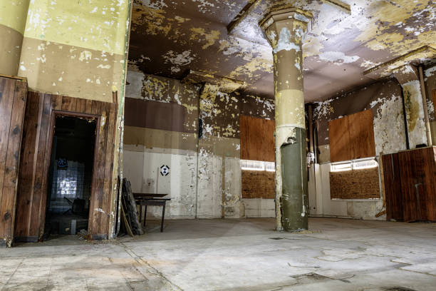 istock Derelict Factory Building Interior 880013424