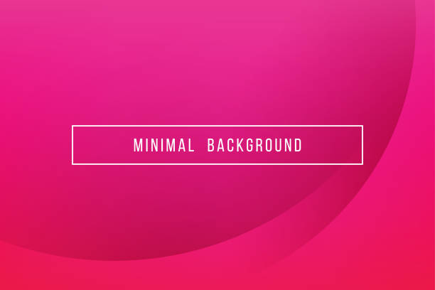 illustrazioni stock, clip art, cartoni animati e icone di tendenza di semplice rosa minimale moderno elegante sfondo vettoriale astratto - magenta