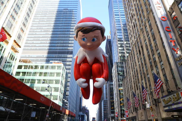 macy's thanksgiving day parade - buchtitel stock-fotos und bilder