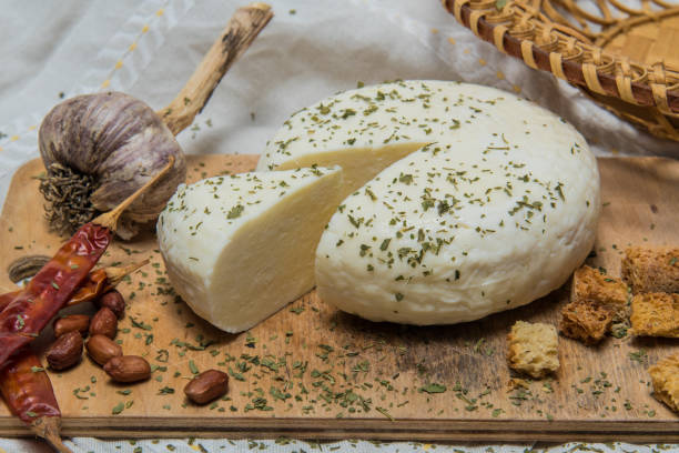 istock Traditional Russian Adygei cheese 880038448
