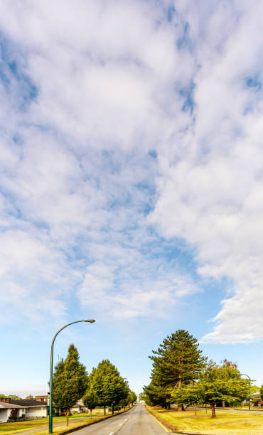 istock beautiful asphalt road in the suburbs with beautiful scenery 880093524