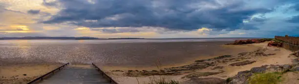 Photo of Evening approaches at Red Rocks, Hoylake Wirral