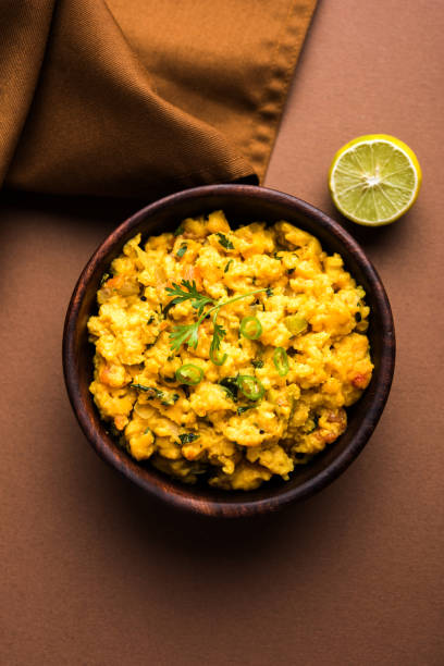 istock Pithla or Pithla Bhakar, popular recipe from Maharashtra 880136600