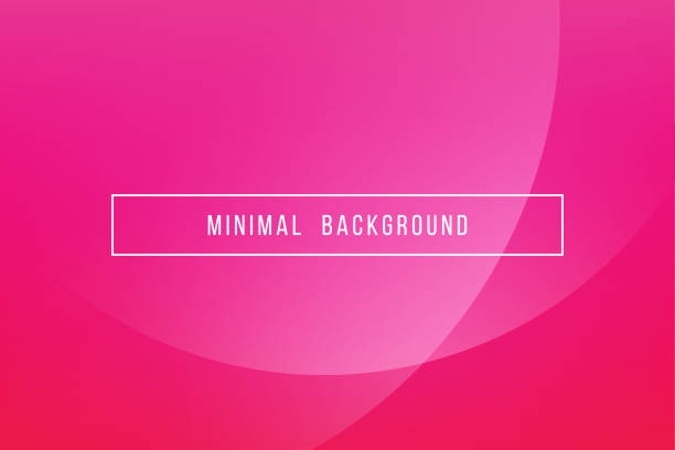 간단한 분홍색 최소한의 현대 우아한 추상적인 벡터 배경 - magenta stock illustrations