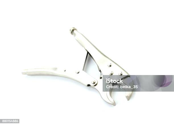 Hand Tools Isolated On A White Background Stock Photo - Download Image Now - Animal, Black Color, Business Finance and Industry