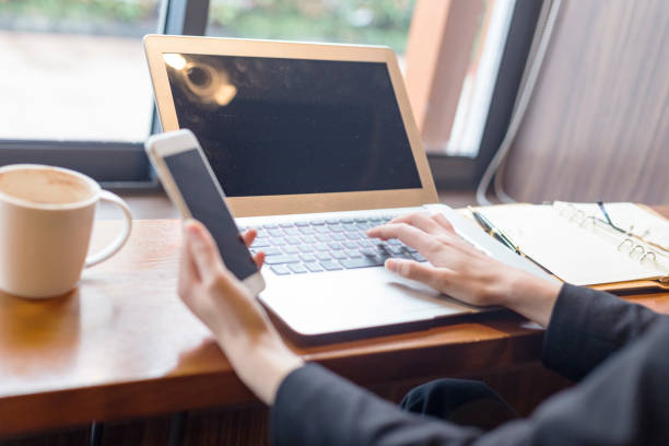 istock businesswoman multitasking 880216798