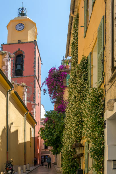 st tropez - cote d'azur - sul da frança - 24206 - fotografias e filmes do acervo