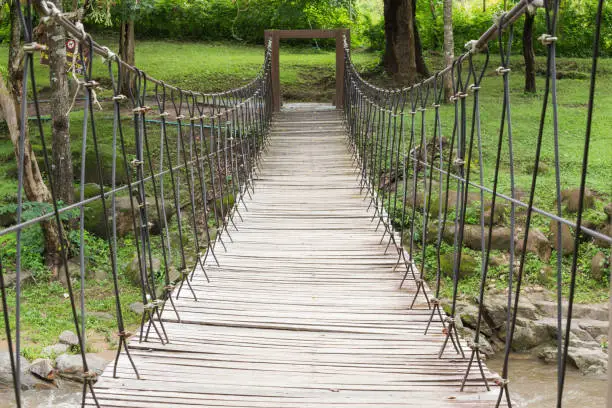 Photo of wood bridge