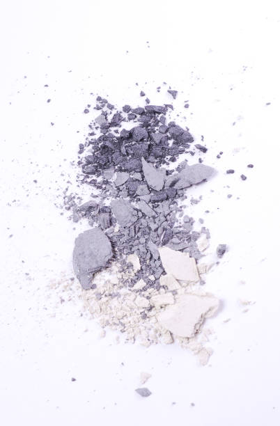 istock Cosmetic Powder Scattered on isolated white 880277058