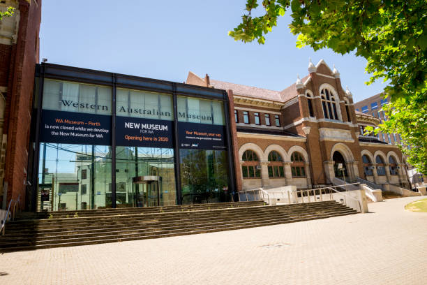 Western Australian Museum Building closed for redevelopment until 2020, Perth, Western Australia stock photo