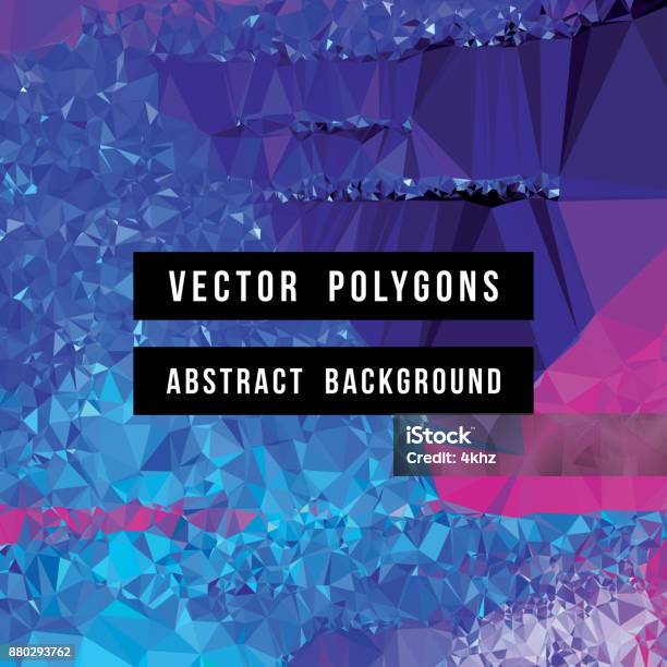 Polygon Vector Graphics Abstract Polygon Graphics Vector Background Stock Illustration ...