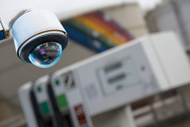 istock CCTV camera or surveillance system for sensitive industrial site protection 880300440