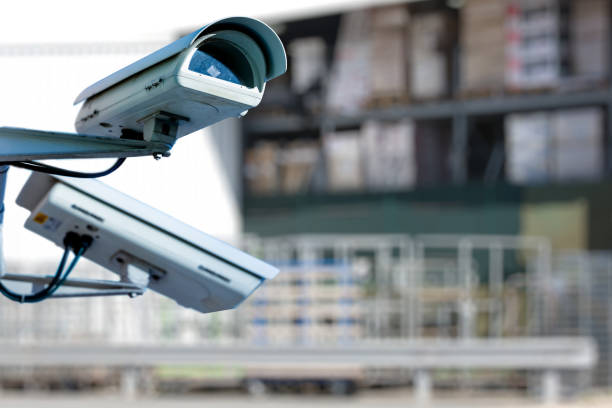 istock CCTV camera or surveillance system for warehouse protection 880300470