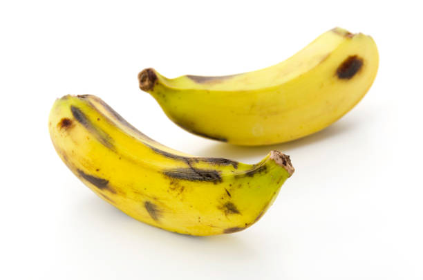 istock Banana, Apple Bananas (Musa manzano) Isolated on White background. 880331374