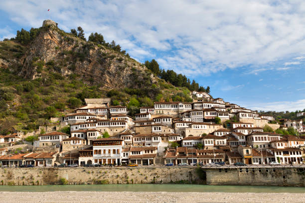 istock Traditional houses, Berat, Albania. 880334444