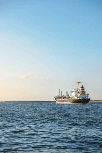 istock The tanker which departs from port 880344488