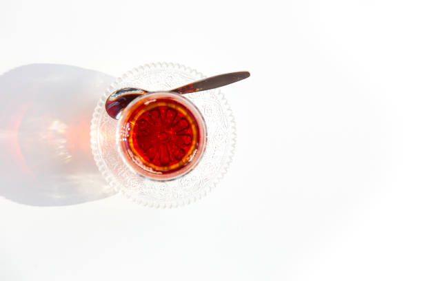 Black tea in a Tulip glass
