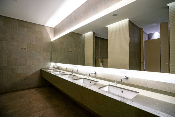 istock Interior of public toilet 880349798