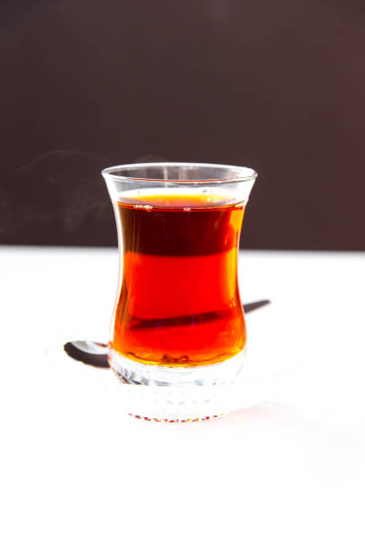 Black tea in a Tulip glass