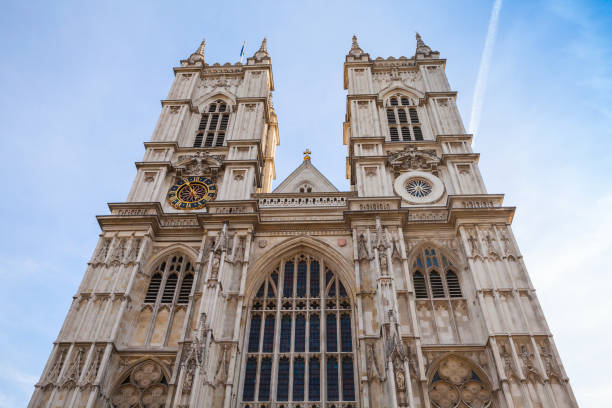 istock Westminster Abbey main facade, London 880350664