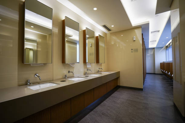 istock Interior of public toilet 880359472
