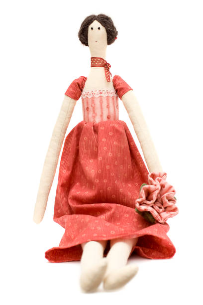 istock Handmade doll princess - baby toy 880375476