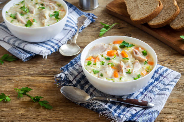 istock Chicken and Wild Rice Soup 880379462