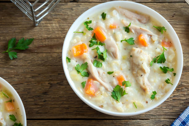istock Chicken and Wild Rice Soup 880379552