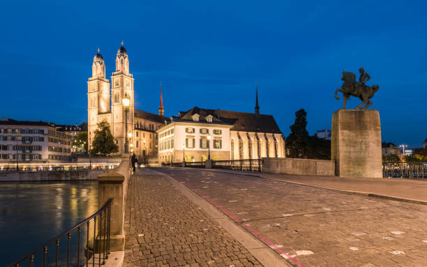 istock Zurich city old town. 880393912