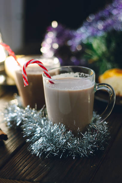 istock Beautiful christmas punch in glass over the table. 880397230