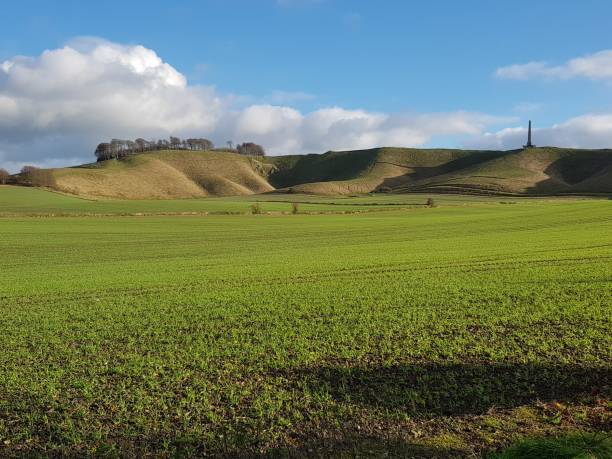 The white horse at Cherhill Down - Wiltshire
