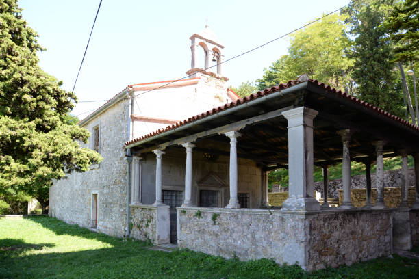 istock Church in Labin, Croatia 880441626