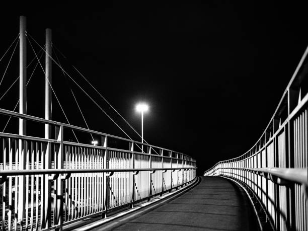 istock Dramatic lighting on an urban footpath in Leeds 880454218