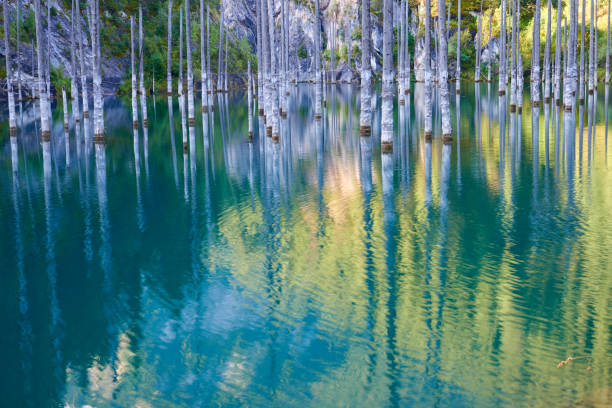 Lake Kaindy, meaning the \