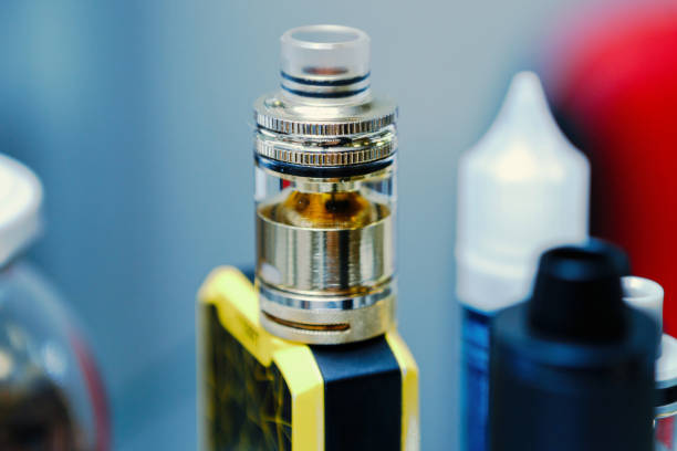 istock Electronic vaping device in vape shop 880486690