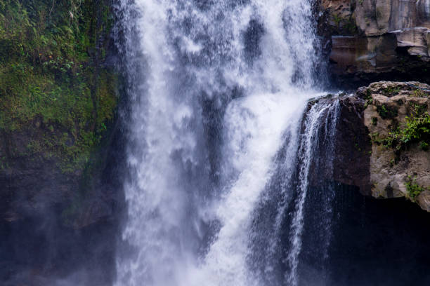istock Waterfall in the deep rainforests of Bali 880514954