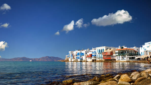 istock Beautiful Little Venice, in Myconos island, Greece 880519892