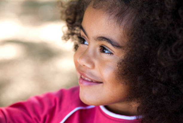 istock Mixed race little girl. 880534840